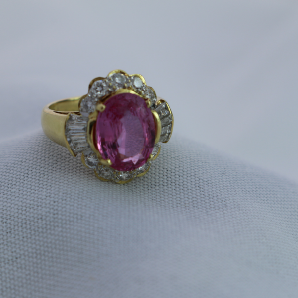 Pink Princess Del Sapphire Ring